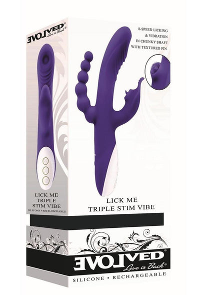 Evolved Lick Me Triple Stim Vibrator