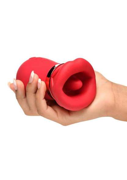 LICKGASM Kiss Me More Triple The Pleasure Clitoral Stimulator