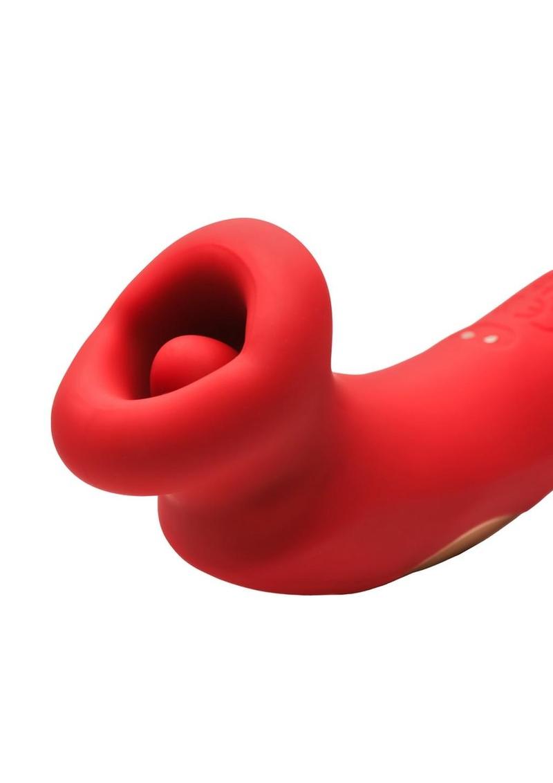 Lickgasm Plump Kiss Sucking &amp; Vibrating Clitoral Stimulator