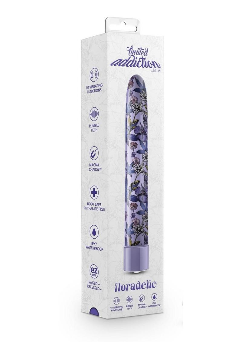 Limited Addiction Floradelic Rechargeable Slimline Vibrator