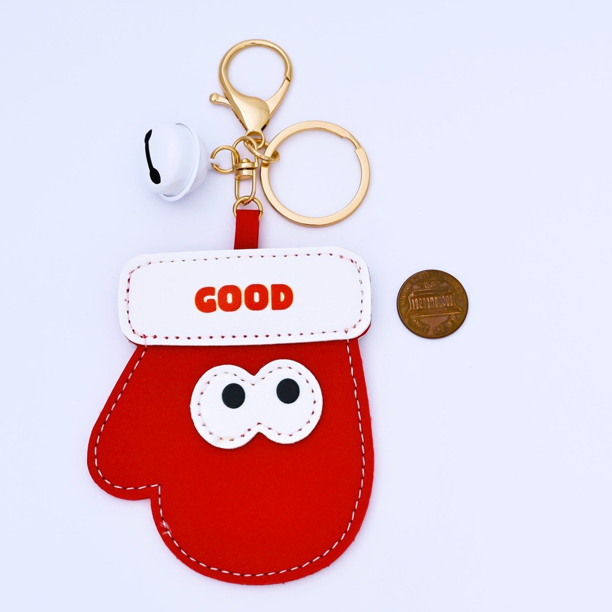 Limited Edition Christmas Tree, Santa Clause, Mitten Bag Charm Keychain for Holiday Season | WB-00203