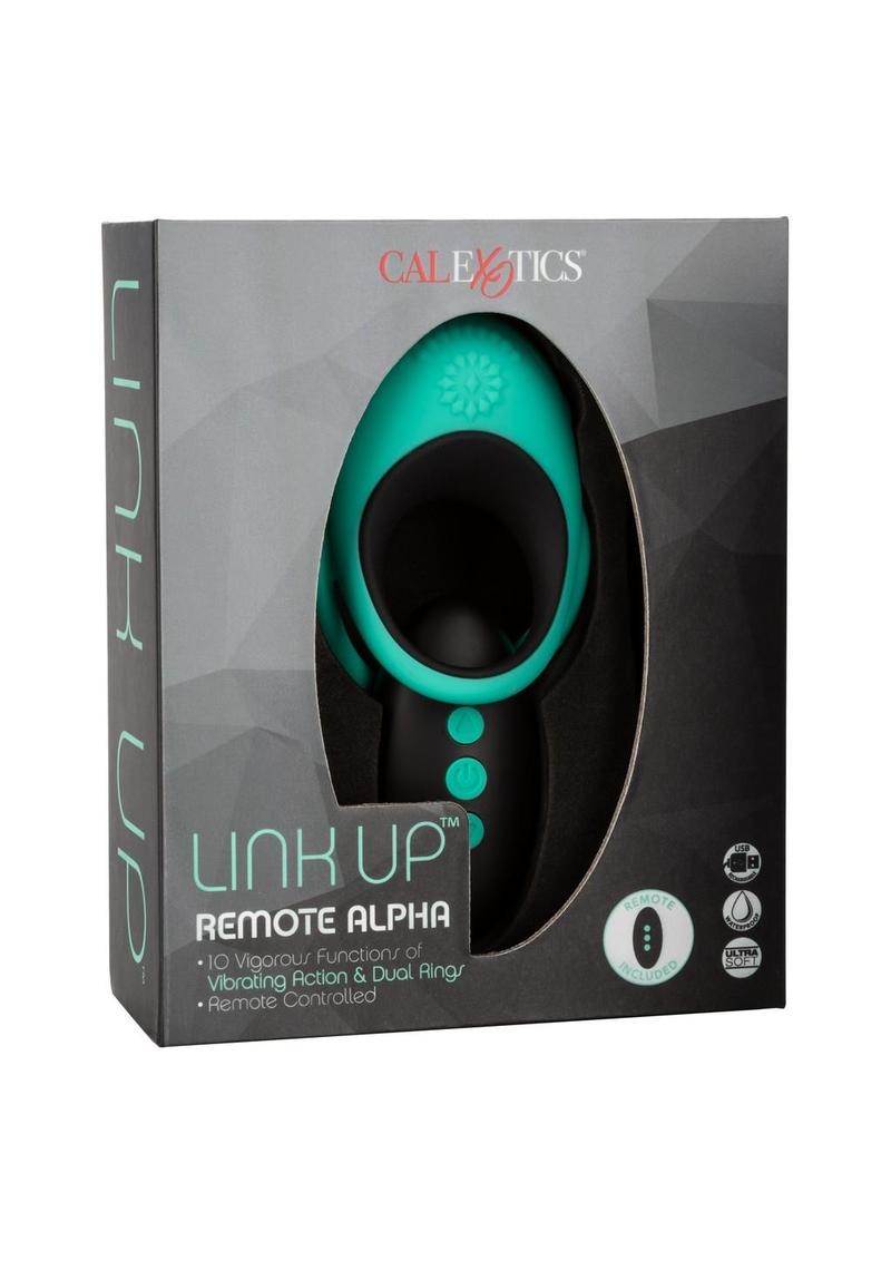 CalExotics Link Up Remote Alpha Silicone Cock Ring