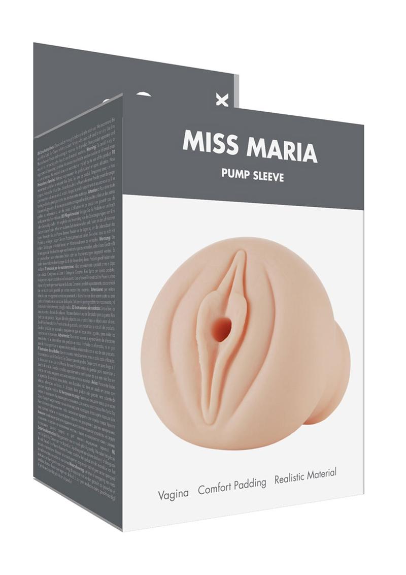 Miss Maria Pump Sleeve Masturbator - Vanilla