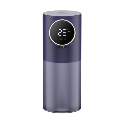 Liquid Soap Dispensers USB Rechargeable Temperature Display Automatic Dispenser Soap Foam Hand Sanitizer Machine Automatic Foaming Soap Dispenser Touchless Rechargeable Sensor Hand Soap Dispenser With Display Suitable For Bathrooms Kitchens Restaurant