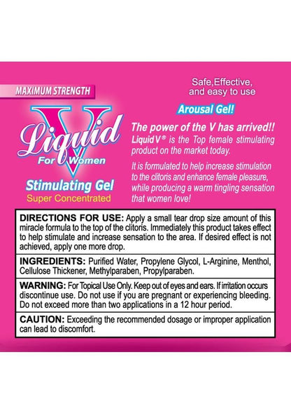 Liquid V Maximum Strength Stimulating Gel for Women