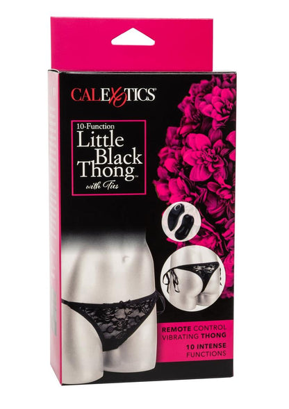Little Black Thong Remote Control Panty Vibrator