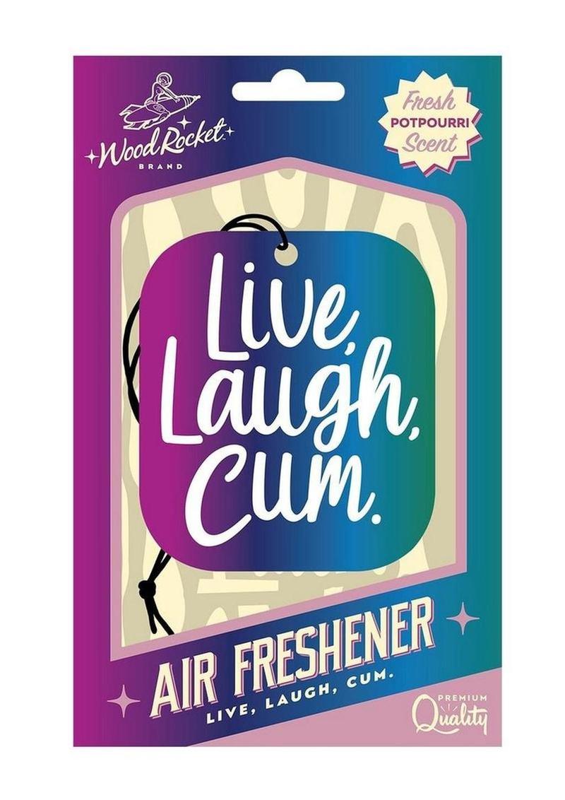 Live Laugh Cum Air Freshener
