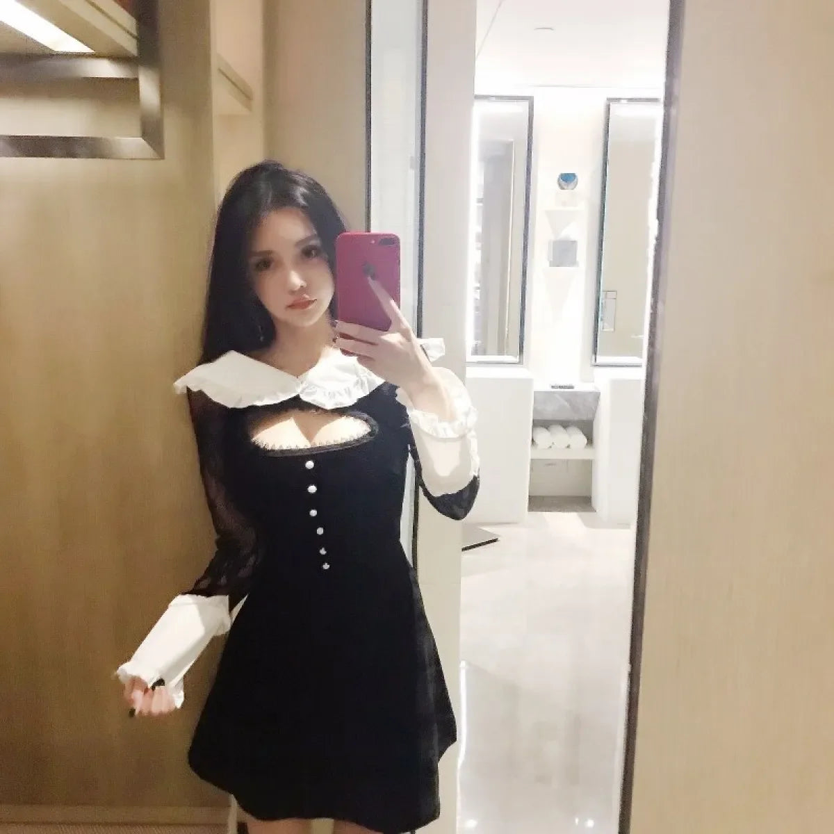 Lolita Hollow Lace Dress