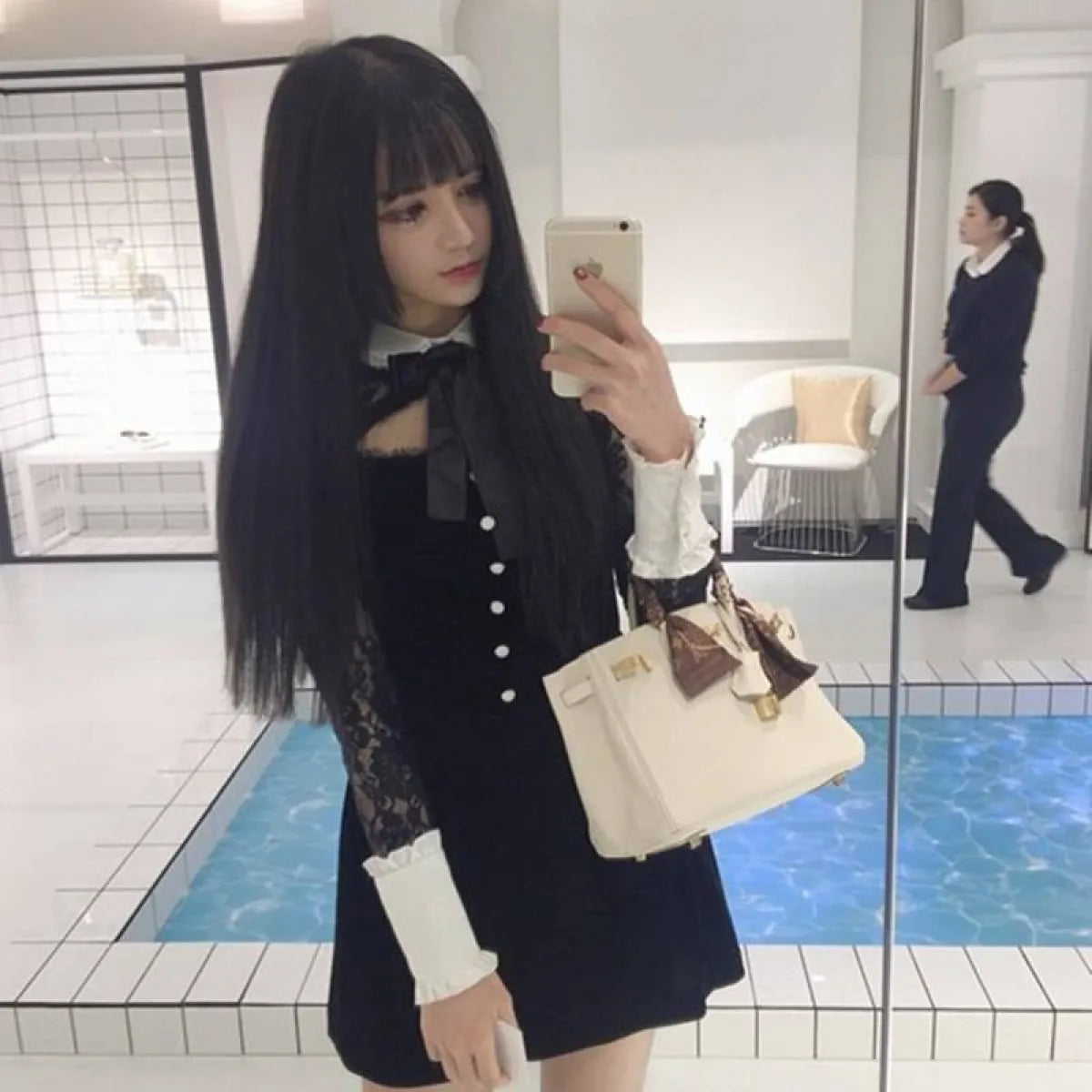 Lolita Hollow Lace Dress