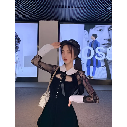 Lolita Hollow Lace Dress