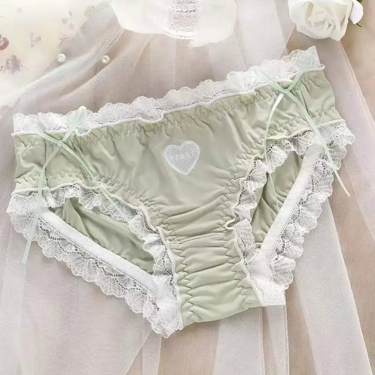 Lolita Lace Heart Panties