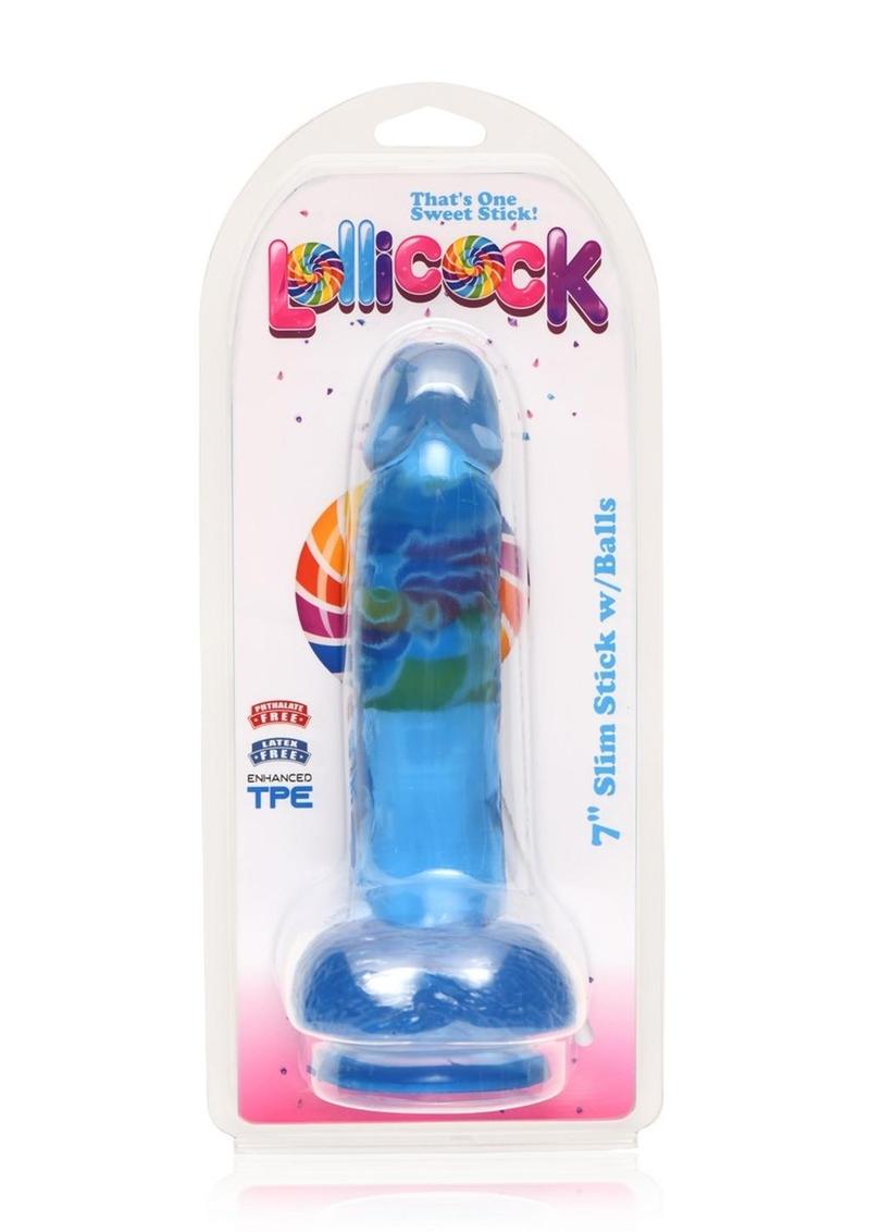 Lollicock Slim Stick Dildo With Balls