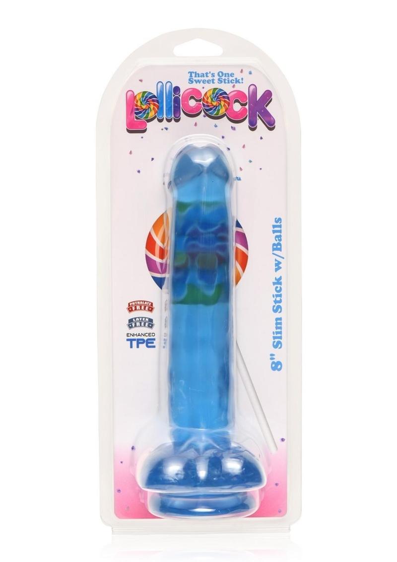 Lollicock Slim Stick Dildo With Balls