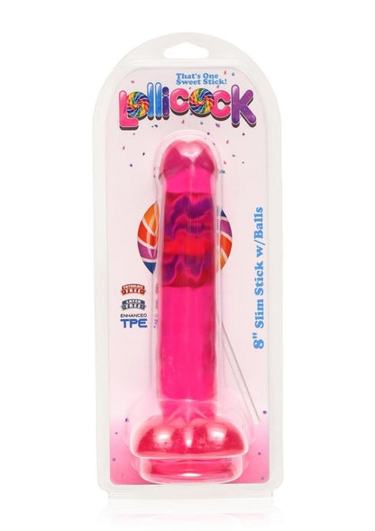 Lollicock Slim Stick Dildo With Balls
