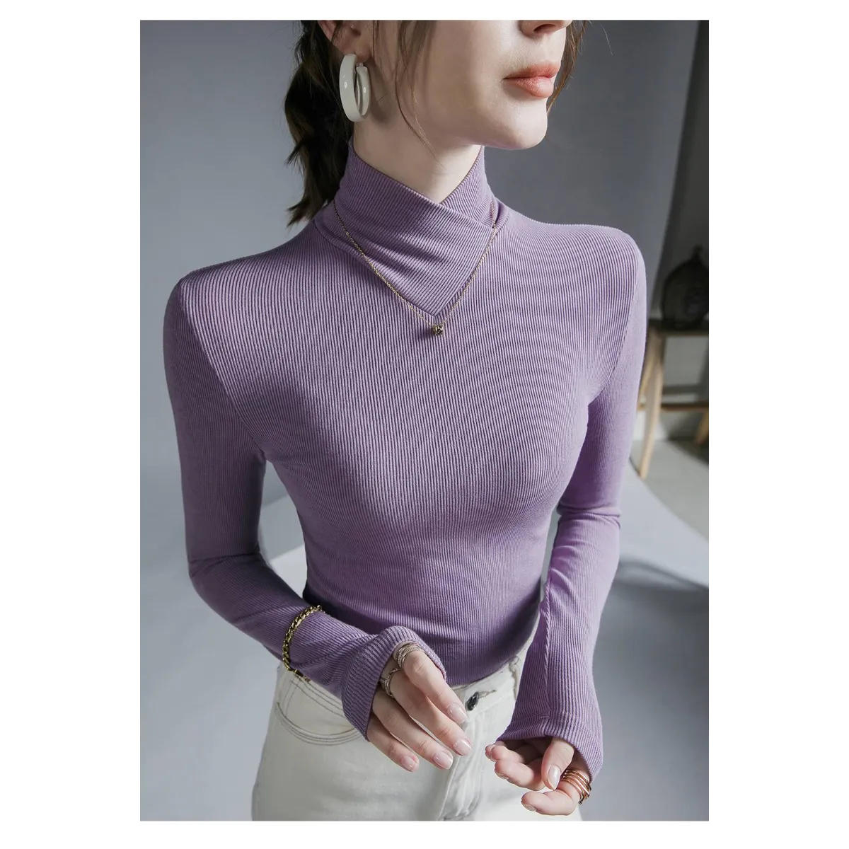 Long-Sleeved Fleece Pullover