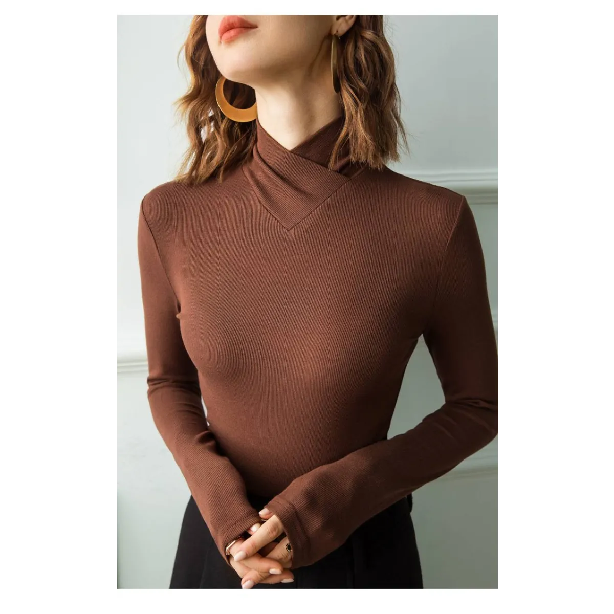 Long-Sleeved Fleece Pullover
