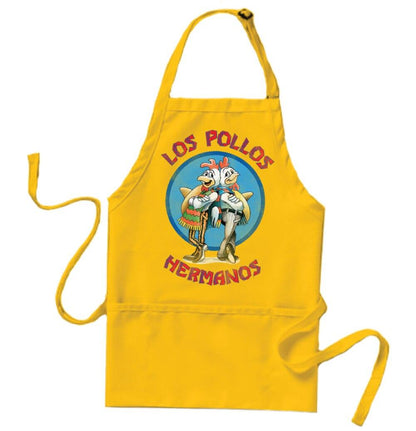 Los Pollos Hermanos Logo Yellow Adult Unisex Replica Halloween Cosplay Costume Apron