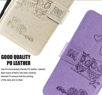Love Couple Leather Case For iPhone 12 11 Pro  mini Phone Flip Wallet Soft Cover Shockproof Floral Cute Modern Leather Wallet Phone Case For iPhone