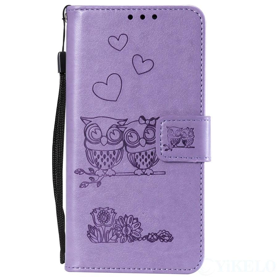 Love Couple Leather Case For iPhone 12 11 Pro  mini Phone Flip Wallet Soft Cover Shockproof Floral Cute Modern Leather Wallet Phone Case For iPhone