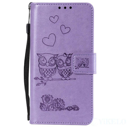 Love Couple Leather Case For iPhone 12 11 Pro  mini Phone Flip Wallet Soft Cover Shockproof Floral Cute Modern Leather Wallet Phone Case For iPhone