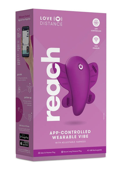 Love Distance Reach App Controlled Wearable Vibrator