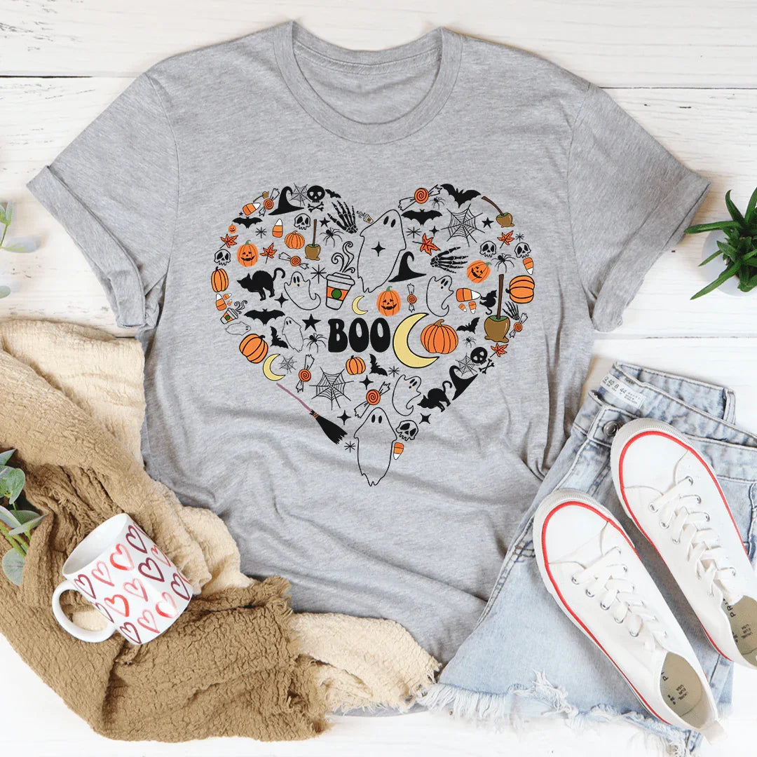 Love Halloween Doodle Tee