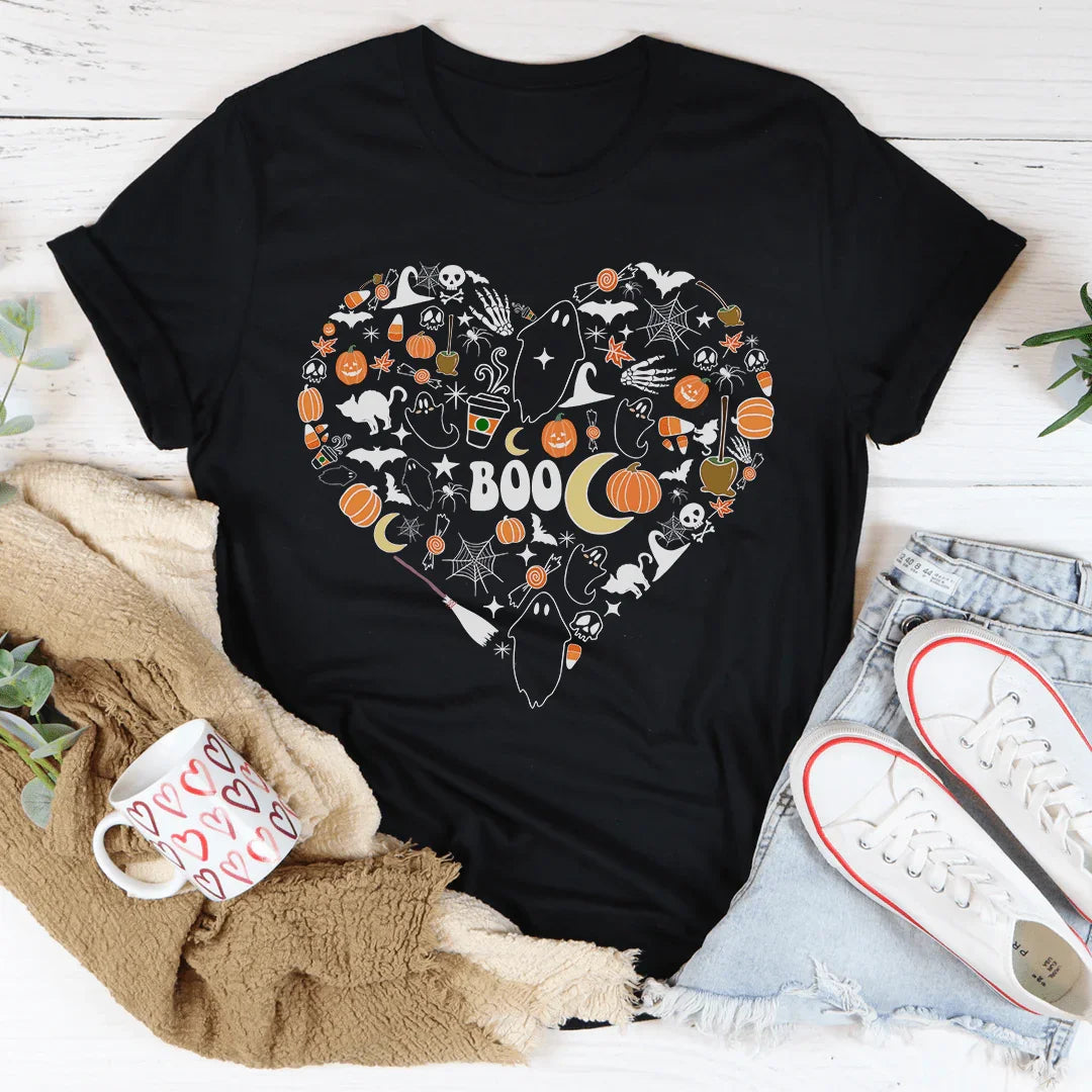 Love Halloween Doodle Tee