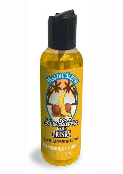 Love Lickers Malibu Screw Warming Massage Lotion