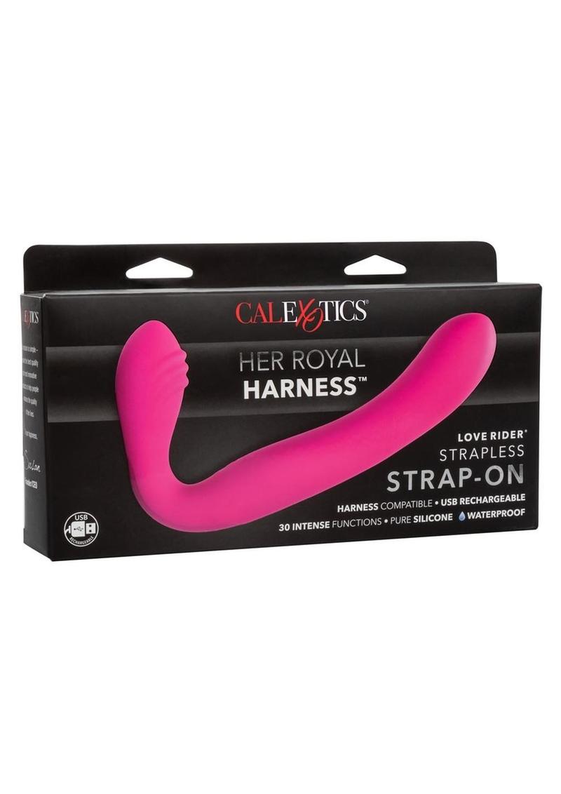 Her Royal Harness Love Rider Strapless Strap-On Rechargeable Vibrator