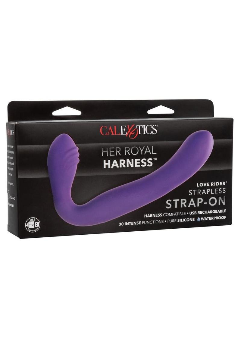Her Royal Harness Love Rider Strapless Strap-On Rechargeable Vibrator