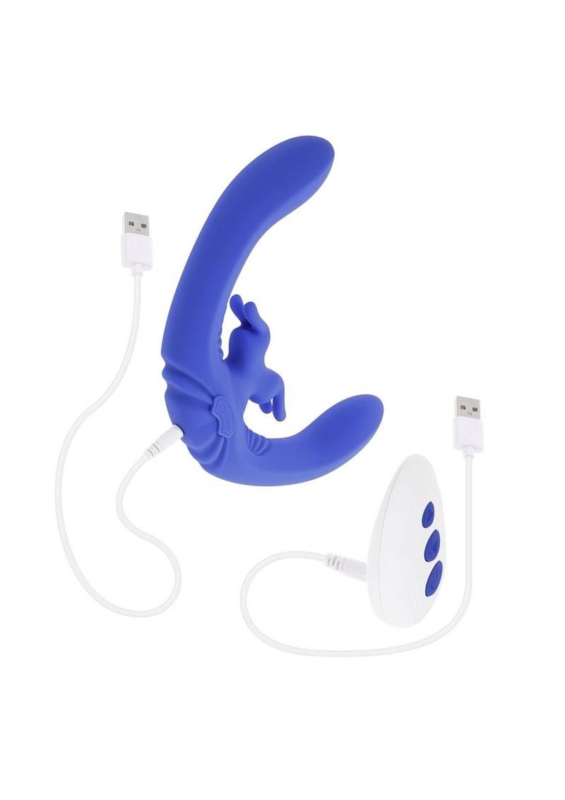 Evolved Lovebirds Silicone Dual Vibrator With Remote Control