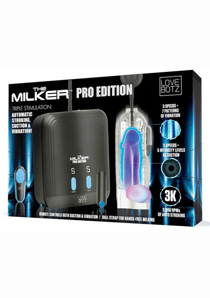 LoveBotz The Milker Pro Edition Masturbator with Suction