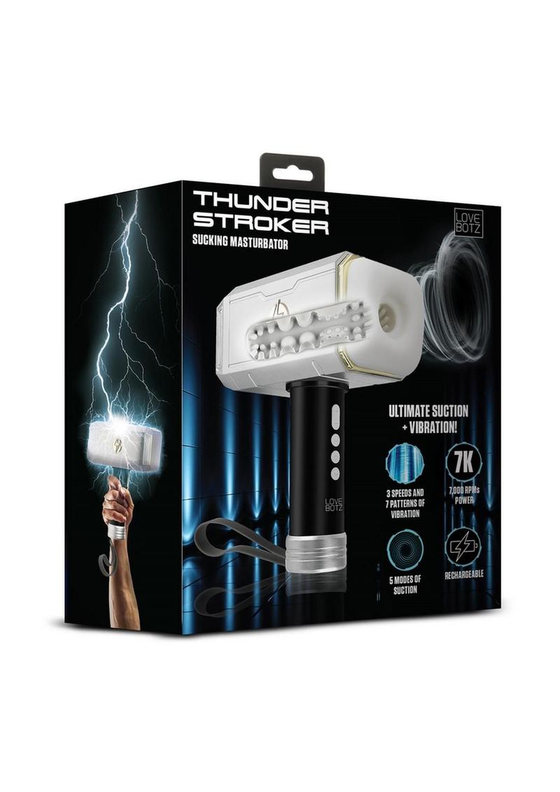 LoveBotz Thunder Rechargeable Stroker Ultimate Sucking Masturbator