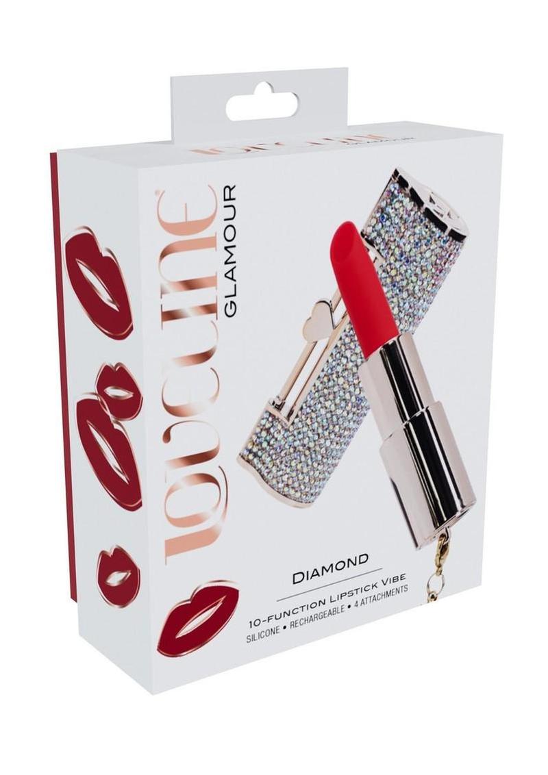 Loveline Diamond Lipstick Silicone Vibrator