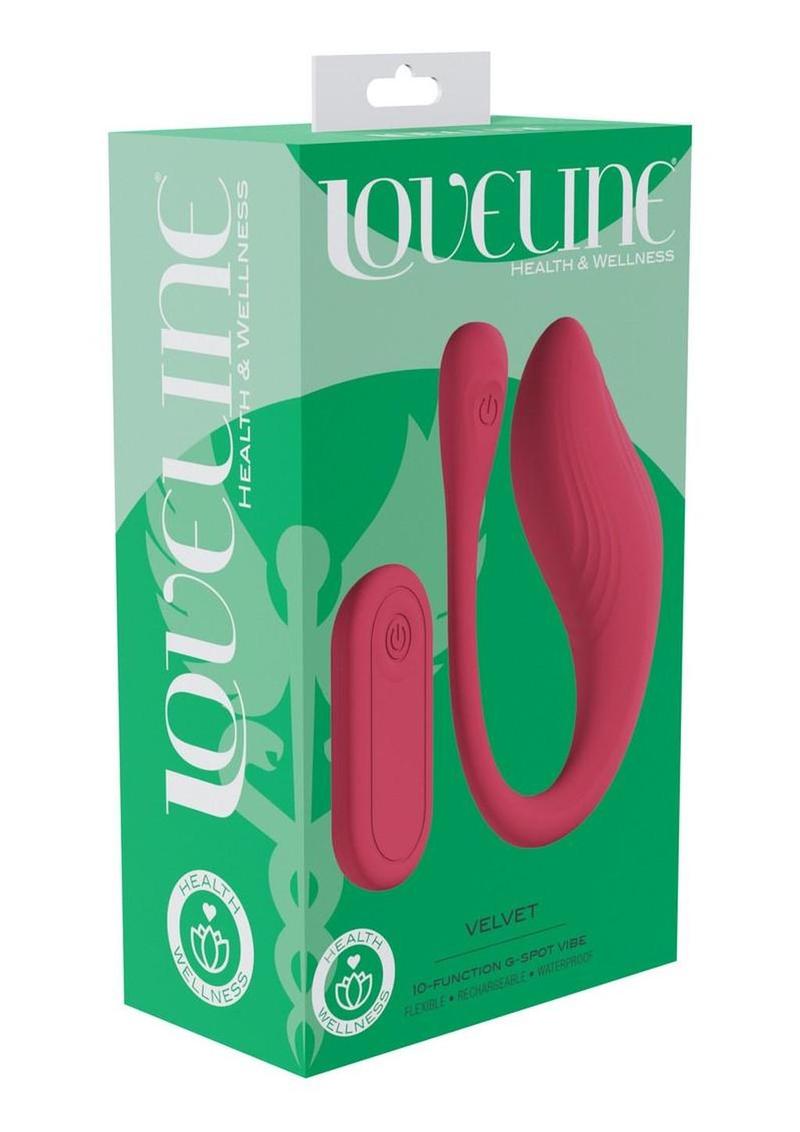 Loveline Velvet G-Spot Silicone Vibrator