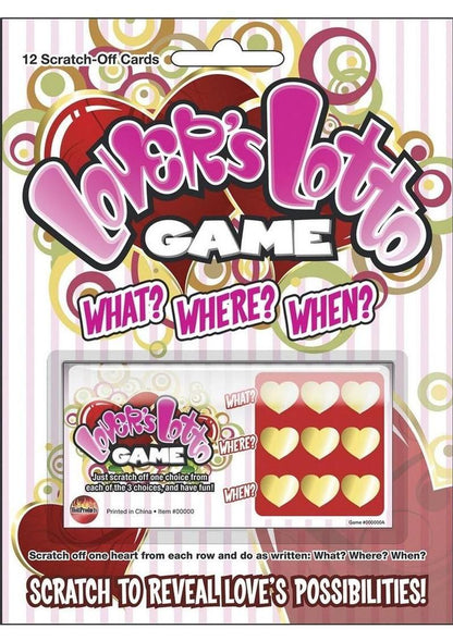 Lover’s Lotto Game Scratch to Reveal