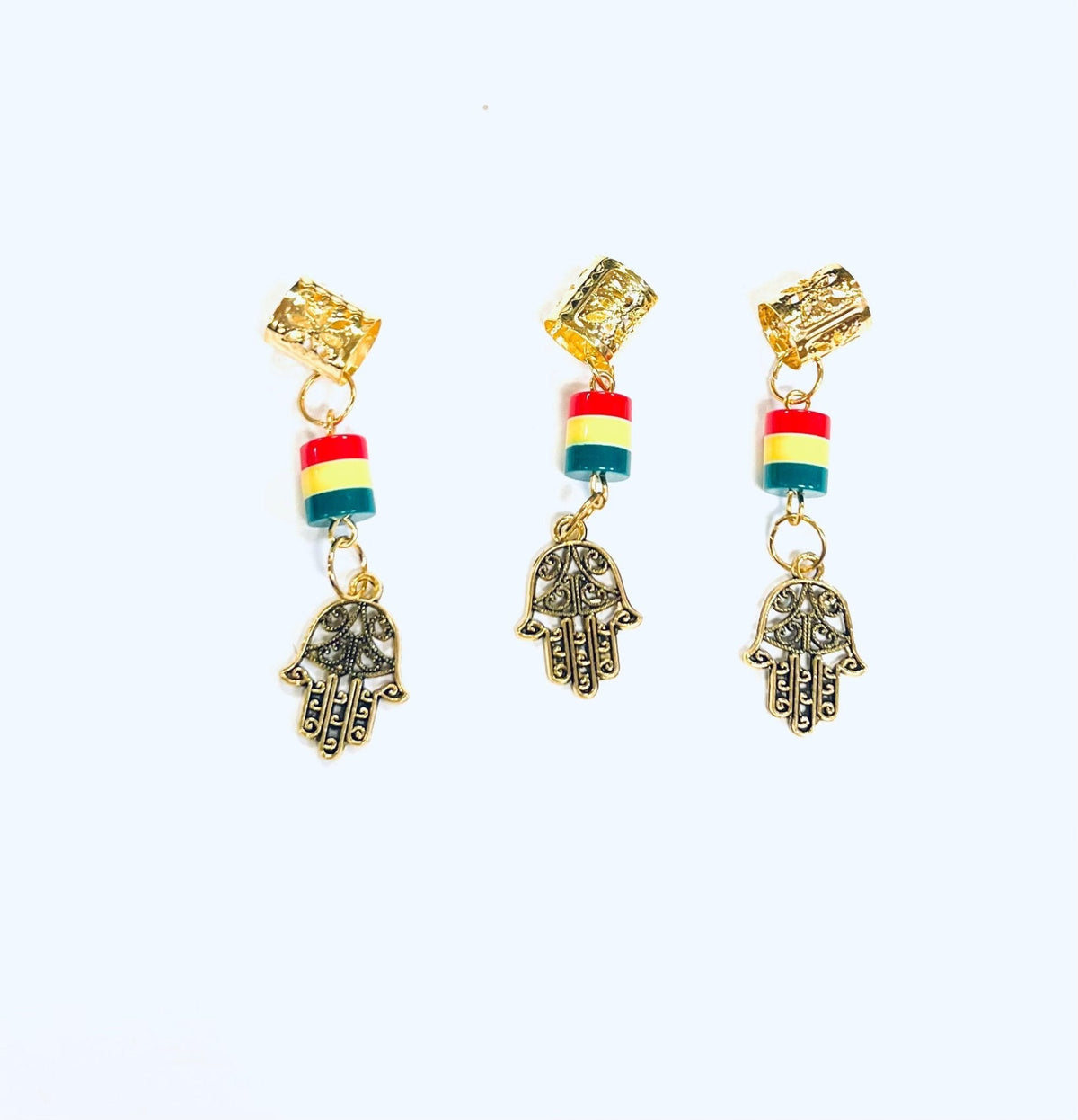 LQQKS Hair Braid Ring &amp; Braid Tube Set, 4-Piece Pack