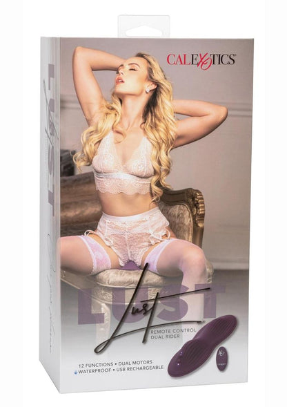 Lust Dual Rider Rechargeable Silicone Massager with Remote