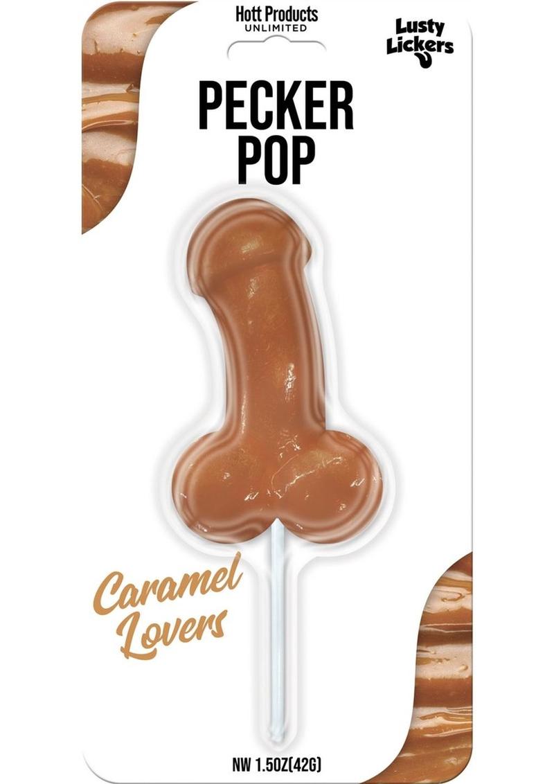 Pecker Pop Caramel Lovers Lollipop