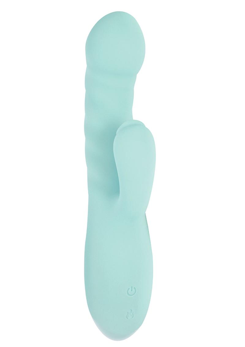 Luv Heat Up Thruster Rechargeable Silicone Rabbit Vibrator