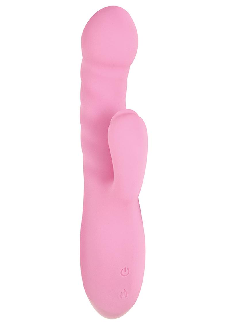 Luv Heat Up Thruster Rechargeable Silicone Rabbit Vibrator