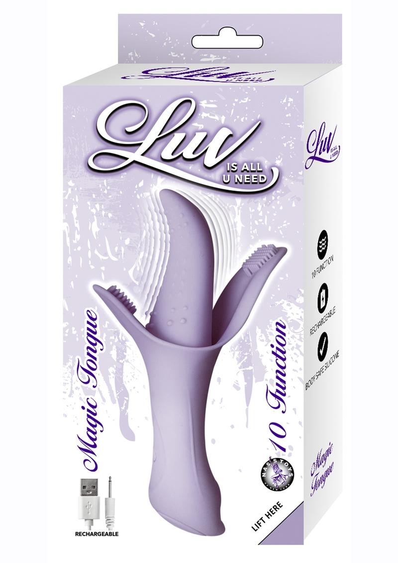Luv Magic Tongue Rechargeable Silicone Clitoral Stimulator