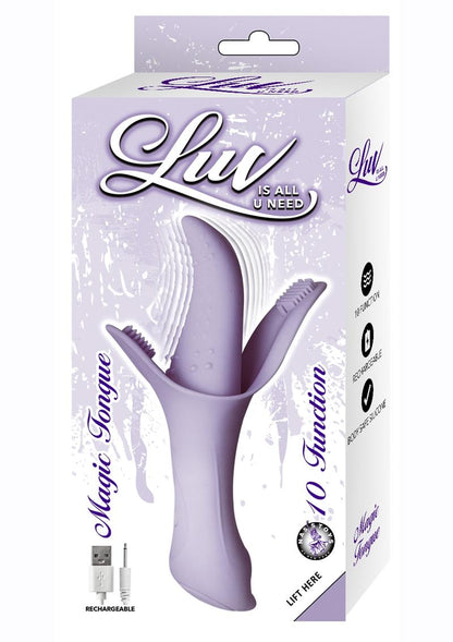 Luv Magic Tongue Rechargeable Silicone Clitoral Stimulator