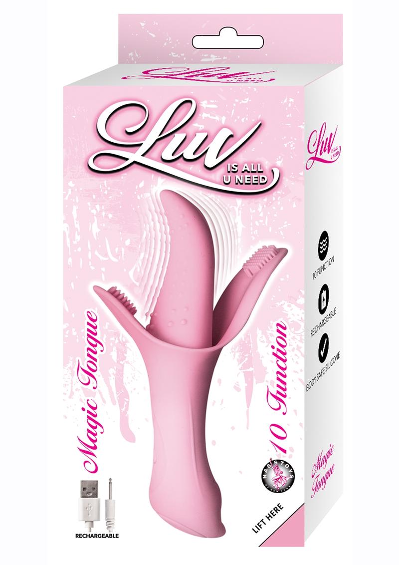Luv Magic Tongue Rechargeable Silicone Clitoral Stimulator