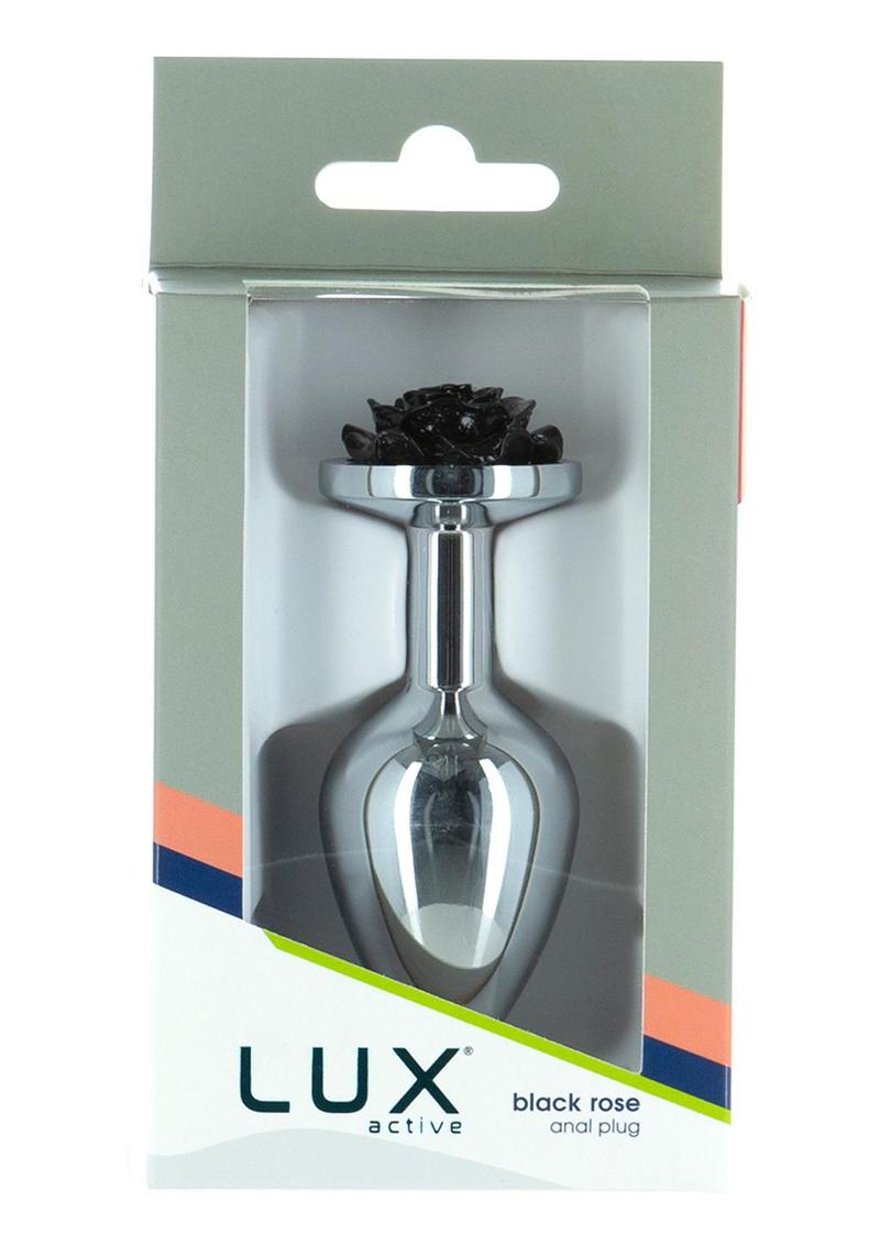 Lux Active Black Rose Base Anal Plug
