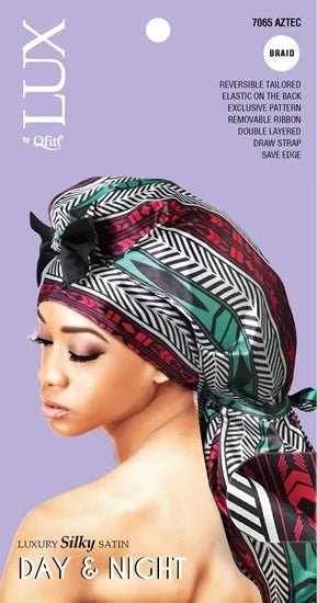 Lux by Qfitt Luxury Silky Satin Day &amp; Night Cap