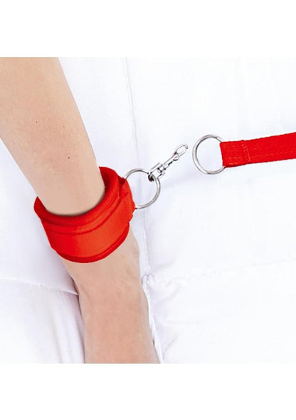 Lux Fetish 7 Piece Bed Spreader Restraint System