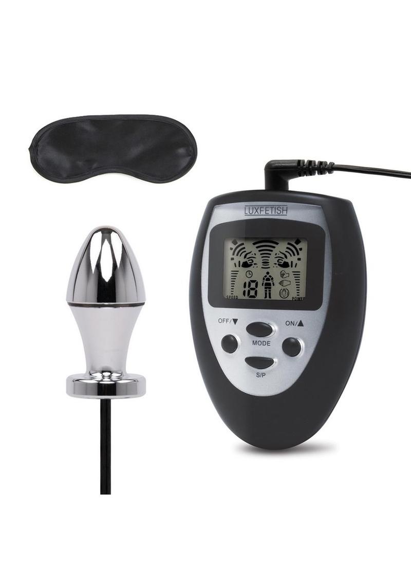 Lux Fetish Electro-Sex Shock Butt Plug With Remote Control
