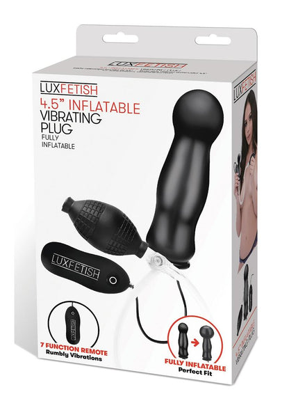 LuxFetish Inflatable Vibrating Butt Plug