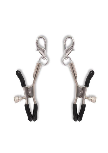 Lux Fetish Interchangeable Collar And Nipple Clips Set